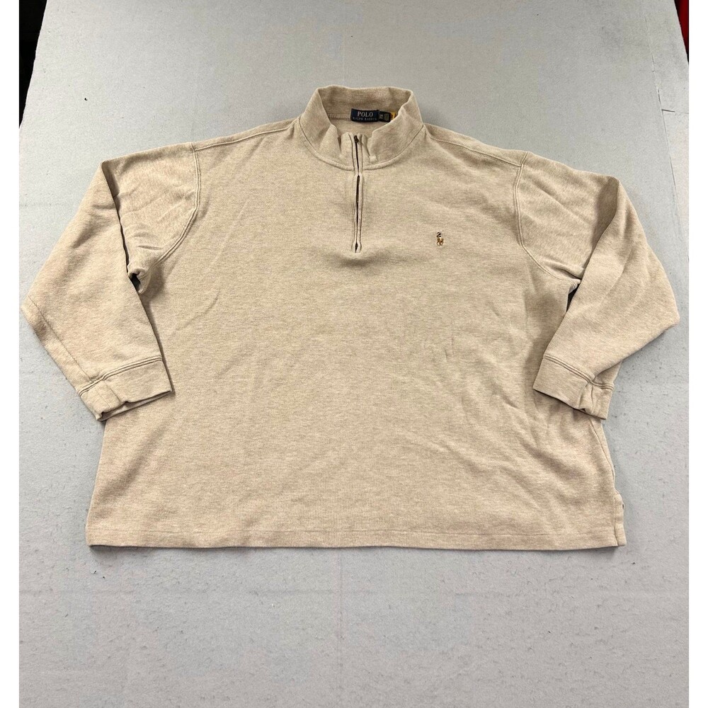Polo Ralph Lauren Men’s Estate-rib Mockneck Pullover 1/4 Jacket Big & Tall 2XB